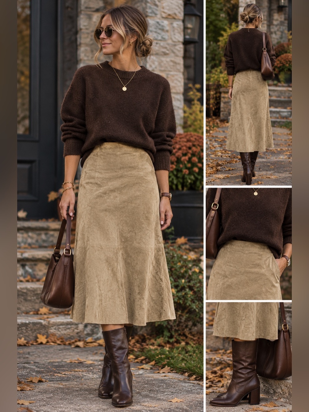 Vintage Genuine Suede Skirt by Banana Republic in size 2